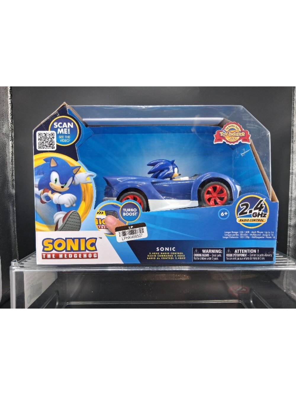 Sonic The Hedgehog 2.4 GHz Turbo Boost Remote Control Car